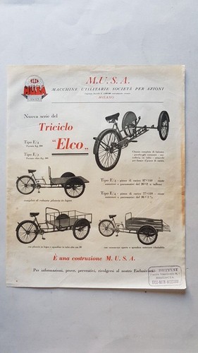 Musa triciclo elco bici - triciclo,