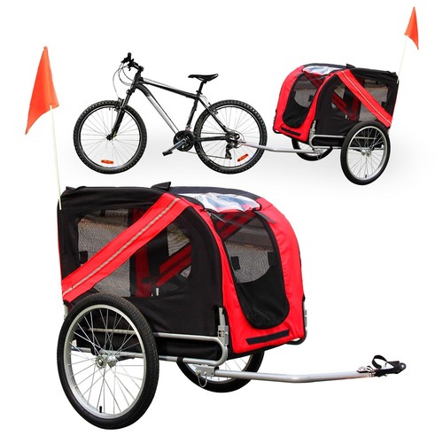 Ttrimorchio bici per cani - ttrimorchio,